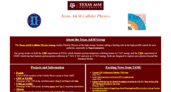 Desktop Screenshot of collider.physics.tamu.edu