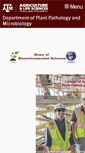 Mobile Screenshot of plantpathology.tamu.edu