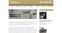 Desktop Screenshot of anthropology.tamu.edu
