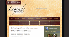 Desktop Screenshot of legends.tamu.edu