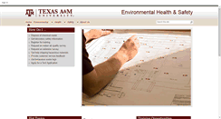 Desktop Screenshot of ehsd.tamu.edu