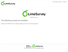 Tablet Screenshot of pprisurvey.tamu.edu