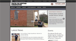 Desktop Screenshot of chc.arch.tamu.edu