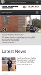 Mobile Screenshot of chc.arch.tamu.edu