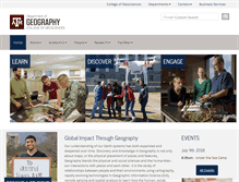 Tablet Screenshot of geography.tamu.edu