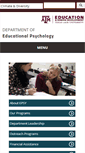 Mobile Screenshot of epsy.tamu.edu