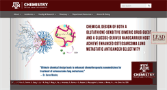 Desktop Screenshot of chem.tamu.edu