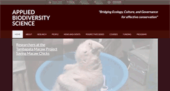 Desktop Screenshot of biodiversity.tamu.edu