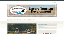 Desktop Screenshot of naturetourism.tamu.edu
