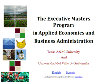 Tablet Screenshot of agbusinessamericas.tamu.edu