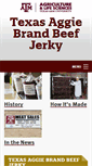 Mobile Screenshot of beefjerky.tamu.edu