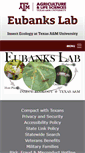 Mobile Screenshot of eubankslab.tamu.edu