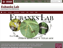 Tablet Screenshot of eubankslab.tamu.edu