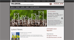 Desktop Screenshot of crs.arch.tamu.edu