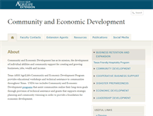 Tablet Screenshot of communities.tamu.edu