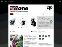 Tablet Screenshot of one.arch.tamu.edu
