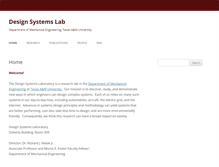Tablet Screenshot of designsystems.tamu.edu