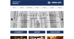 Desktop Screenshot of english.tamu.edu