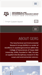 Mobile Screenshot of gerg.tamu.edu