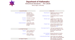 Desktop Screenshot of calclab.math.tamu.edu
