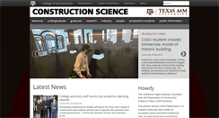Desktop Screenshot of cosc.arch.tamu.edu