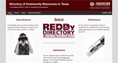 Desktop Screenshot of disabilityresources.tamu.edu