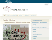 Tablet Screenshot of farmassistance.tamu.edu