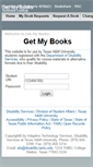 Mobile Screenshot of getmybooks.tamu.edu
