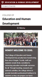 Mobile Screenshot of education.tamu.edu