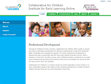 Tablet Screenshot of collabforchildren.tamu.edu