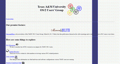 Desktop Screenshot of os2www.tamu.edu