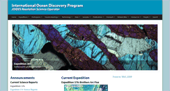 Desktop Screenshot of iodp.tamu.edu