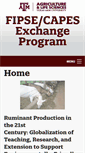 Mobile Screenshot of fipse.tamu.edu