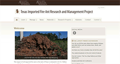 Desktop Screenshot of fireant.tamu.edu