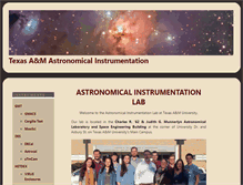 Tablet Screenshot of instrumentation.tamu.edu