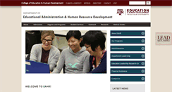Desktop Screenshot of eahr.tamu.edu