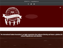 Tablet Screenshot of isa-aggies.tamu.edu