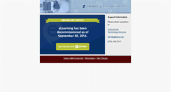 Desktop Screenshot of e-learning.tamu.edu