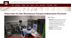 Desktop Screenshot of mcf.tamu.edu