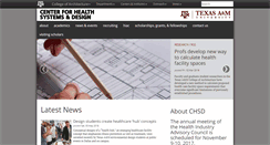 Desktop Screenshot of chsd.arch.tamu.edu