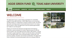 Desktop Screenshot of greenfund.tamu.edu