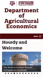 Mobile Screenshot of agecon.tamu.edu