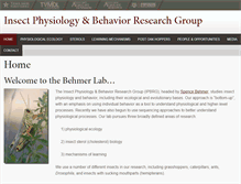 Tablet Screenshot of behmerlab.tamu.edu