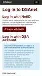 Mobile Screenshot of dsanet.tamu.edu