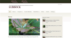 Desktop Screenshot of lubbock.tamu.edu