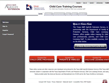 Tablet Screenshot of infanttoddler.tamu.edu