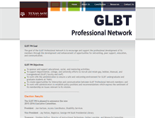 Tablet Screenshot of glbtpn.tamu.edu