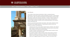 Desktop Screenshot of csba.tamu.edu