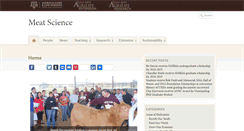 Desktop Screenshot of meat.tamu.edu