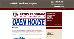 Desktop Screenshot of paths.tamu.edu